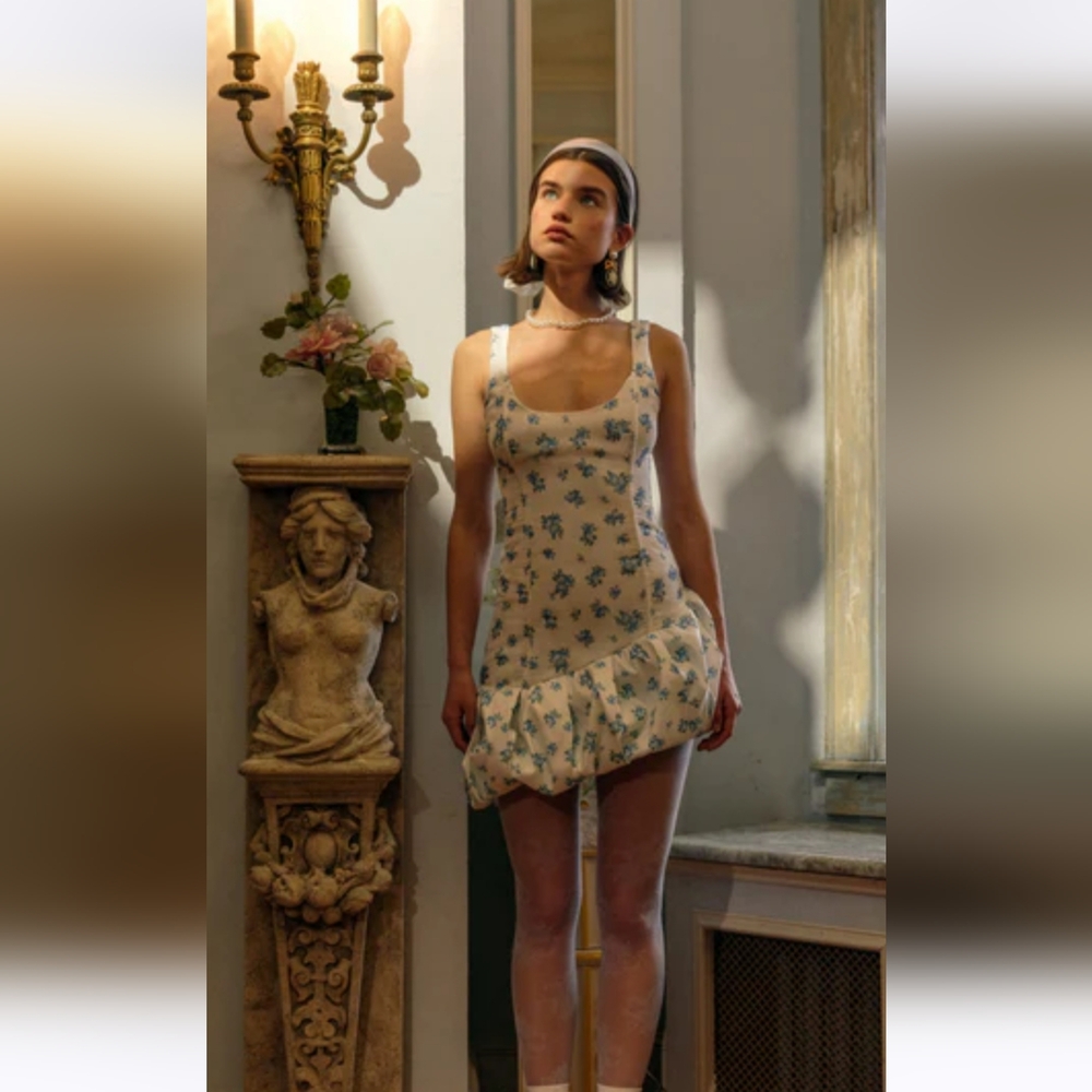 🍋For Love and Lemons Evelyne Mini Dress
